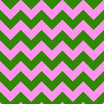 Repeating chevron pattern background with pink and green. vector