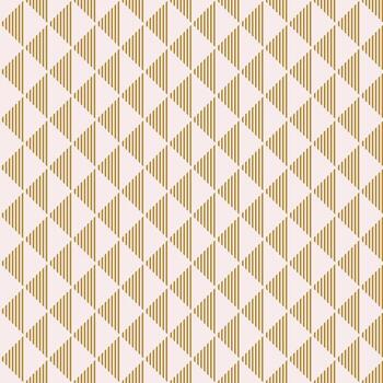 Seamless geometric pattern with a repeating design of rhombuses filled with parallel lines. vector