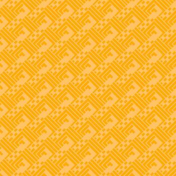 Bright geometric pattern in yellow tones with diagonal shapes and repeating lines. A bold and modern abstract design, perfect for textiles, wallpapers, crafts, and digital art. vector
