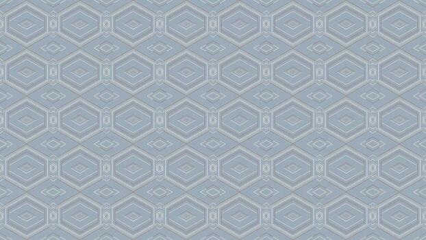 Modern abstract diamond line motif on gray-blue background, versatile seamless design for fabric, wallpaper, and digital applications. vector
