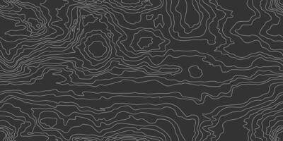 Wood grain dark black texture. Seamless wooden pattern. Abstract line background vector