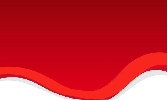 Abstract Background of Red and White Waves for Indonesian Themes vector