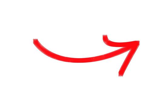 How to draw a red arrow vector