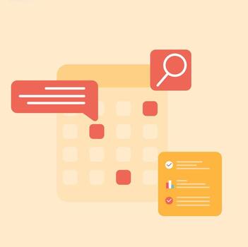 cómo a crear un calendario en sobresalir vector