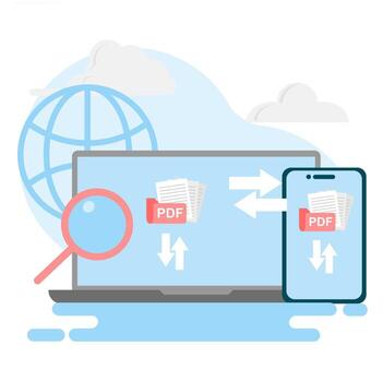 How to convert pdf to word vector