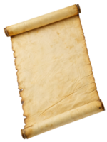 antiguo pergamino Desplazarse con transparente antecedentes png