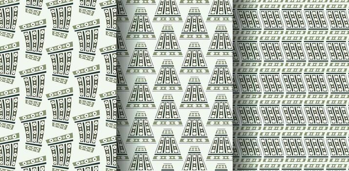 Modern Geometric Shape Ornament Pattern Design Element for Decoration vector