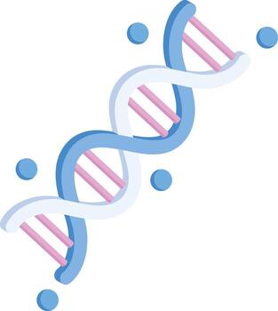 DNA double helix structure vector