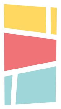 Abstract Geometric Colorful Shapes Background vector