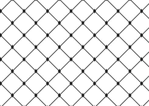 Cross rhombus geometric seamless pattern. Diagonal dash line squares creating grid texture. Modern background design isolated on white for textile, wallpaper, or prints. vector