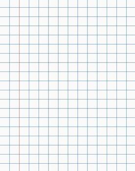 cartesian Grid notepaper design Notebook background blank page vector
