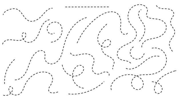 Path travel dotted line . Trip dashed trace with destination mark and route silhouette. Travel symbol illustration for maps, navigation, and journey design. vector