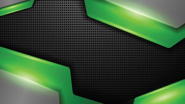 Futuristic Green Neon Background. Editable abstract green background for environmentally friendly technology, digital innovation, or game themes vector