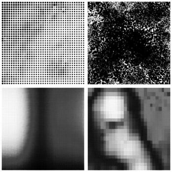 Halftone Pattern. Set of Dots. Dotted Texture on White Background. Overlay Grunge Template. Distress Linear Design. Fade Monochrome Points. Retro Pop Art Backdrop. vector