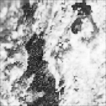 Halftone Pattern. Set of Dots. Dotted Texture on White Background. Overlay Grunge Template. Distress Linear Design. Fade Monochrome Points. Design Pop Art Backdrop. vector