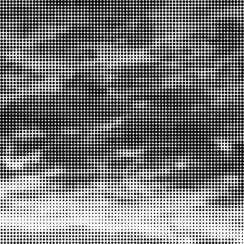 Halftone Pattern. Set of Dots. Dotted Texture on White Background. Overlay Grunge Template. Distress Linear Design. Fade Monochrome Points. Cover Pop Art Backdrop. vector