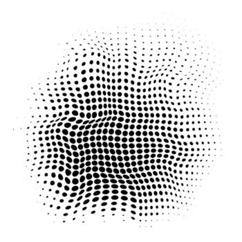 Halftone Pattern. Set of Dots. Dotted Texture on White Background. Overlay Grunge Template. Distress Linear Design. Fade Monochrome Point. Set Pop Art Backdrop. vector