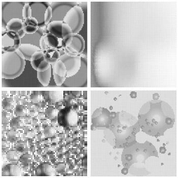 Halftone Dotted Pattern. Set of Dots. Dotted Texture on White Background. Overlay Grunge Template. Distress Linear Design. Fade Monochrome Points Set. Pop Art Backdrop. vector