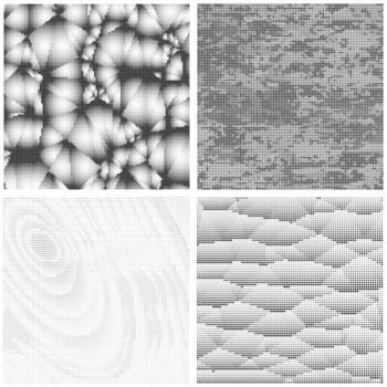 Halftone Pattern. Set of Dots. Dotted Texture on White Background. Overlay Grunge Template. Distress Linear Design. Fade Monochrome Points. Pop Art Backdrop Pattern. vector