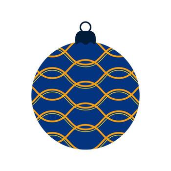 Bright and festive Christmas ornaments in red, gold, and green. Shiny baubles with intricate patterns isolated on a clean white backdrop. vector