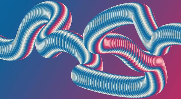 Blend Flowing 3D Abstract Background Blue Colorful Gradient Design Illustration vector