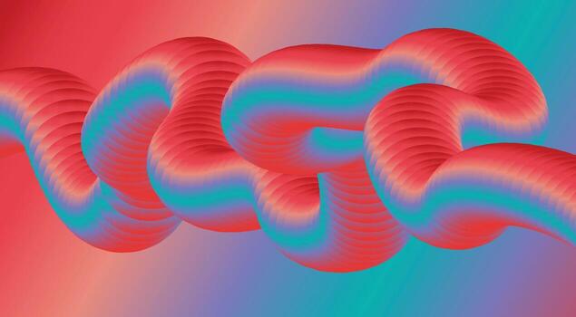 mezcla fluido 3d resumen antecedentes multicolor degradado diseño ilustración vector