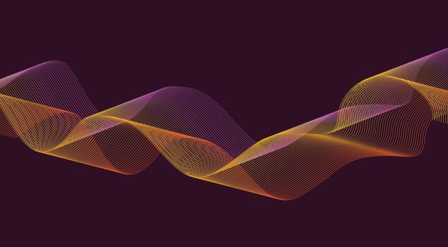 resumen mezcla líneas ondulado diseño antecedentes multicolor degradado ilustración vector