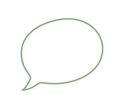 Organic hand drawn speech box outline and round bubble icon. Chat message in a simple comment form, clean conversation or talk symbol style, ideal for communication concepts and modern design. vector