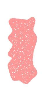 dibujado a mano lápiz de color marco como un garabato con un abstracto, fluido gota forma. rectángulo citar icono y bosquejo efecto mejorar el antecedentes. artístico estilo ideal para creativo modelo o moderno correo. vector