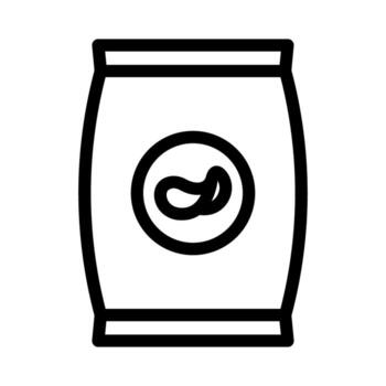 papas fritas patata línea icono, contorno estilo icono para web sitio o móvil aplicación, Oktoberfest y alimento, bocadillo icono, sencillo ilustración, gráficos con editable trazos vector