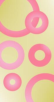 Abstract background with Pink circles Gradient design vector