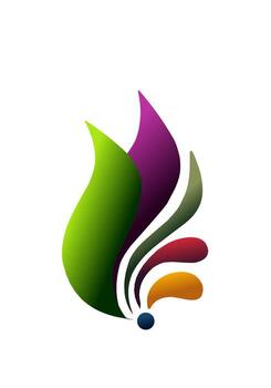 Abstract Colorful Design with Vibrant Layers and Bold Creative Shapes vector