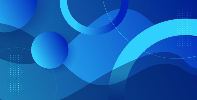 dynamic abstract blue liquid color gradient wavy geometric fluid shape background. vector