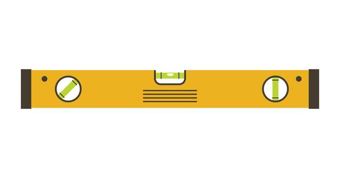 Building level Construction Tool Icon, Bubble level tool vector