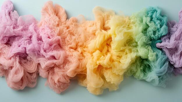 Soft pastel colors blend seamlessly beautiful display of vibrant hues, creating dreamy photo
