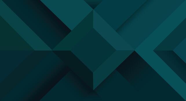 Abstract geometric blue technology background with a futuristic cube pattern design vector