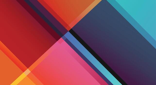 Vibrant geometric color pattern vector