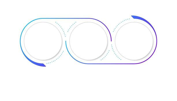Cloud processing infographic template. Modern technology, communication. Data visualization with 3 steps. Empty process design. Editable blank options info graphics vector