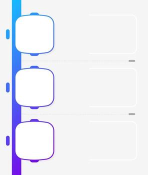 HR analytics infographic template. Company structure, framework. Data visualization with 3 steps. Empty process design. Editable blank options info graphics vector