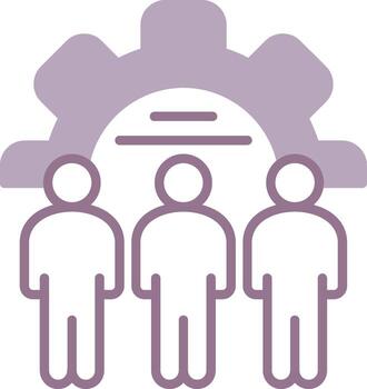 Team Building Iconic Web Pattern vector