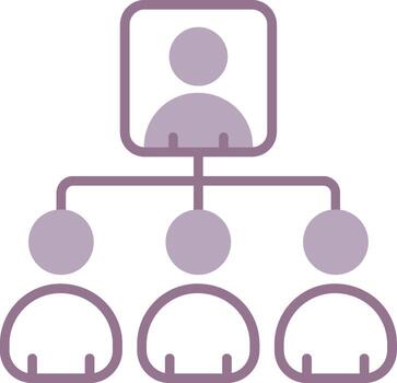 Flowchart Iconic Web Pattern vector