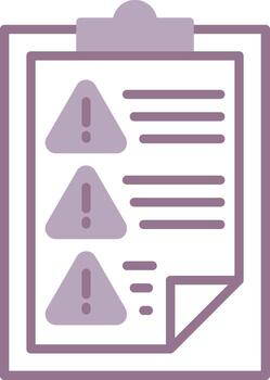 Reporting Simple Sketch Form vector