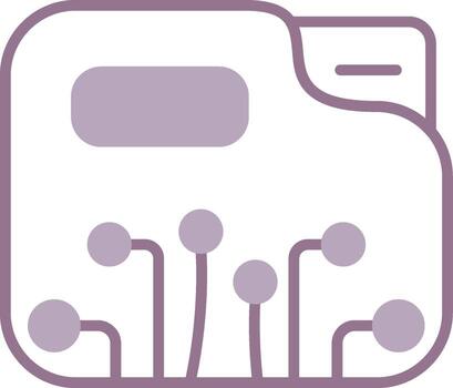 Folder Vivid Frame Object vector