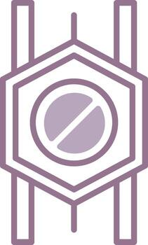 Wrong Way Pixel Art Mark vector