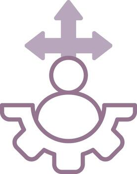 Decision Making Stylish Web Token vector