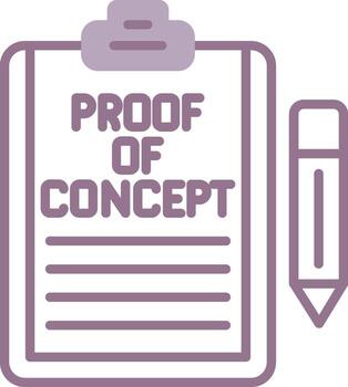 Proof Of Concept Clean App Fragment vector