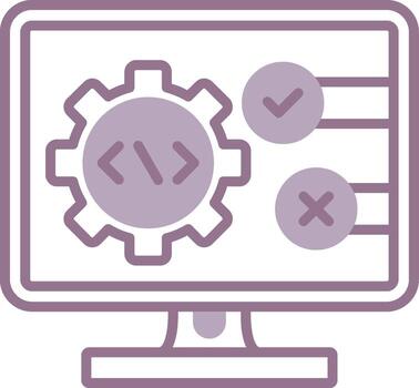 Testing Futuristic App Block vector