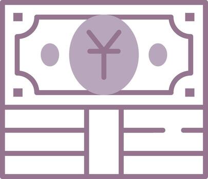 Yuan Digital Sketch Unit vector