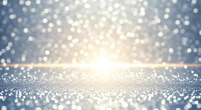 Bright abstract shimmering bokeh lights and glitter texture with soft focus photo