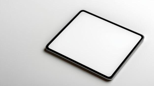 A square white object on a table photo